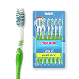 Oral-B Fresh Clean Manual Toothbrush Soft 7 Count