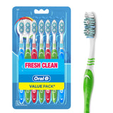 Oral-B Fresh Clean Manual Toothbrush Soft 7 Count