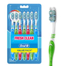 Oral-B Fresh Clean Manual Toothbrush Soft 7 Count