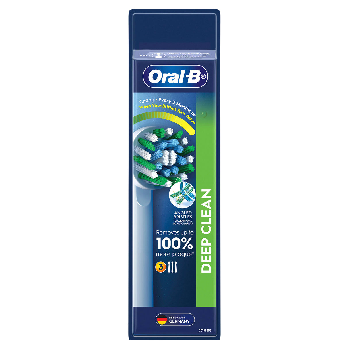 Oral-B Vitality Cross Action refills Black 3 pack