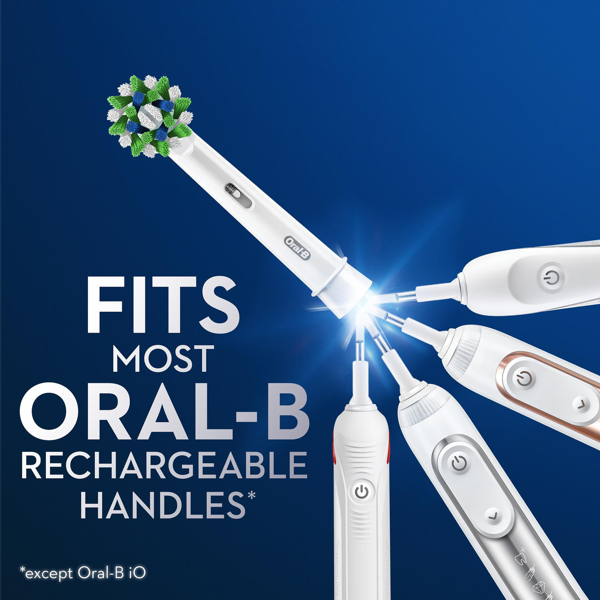 Oral-B Vitality Cross Action refills Black 3 pack