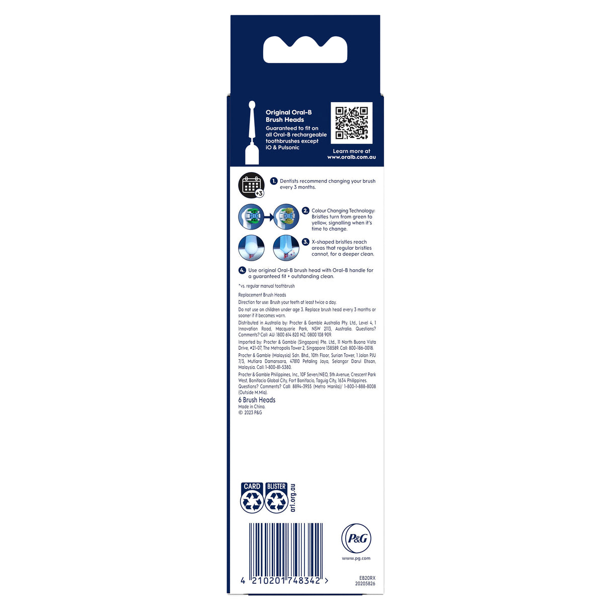 Oral-B Precision Clean White (refill) 6pk