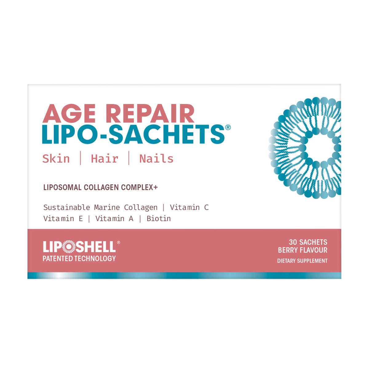 Lipo-Sachets Age Repair Marine Collagen Complex 30pk