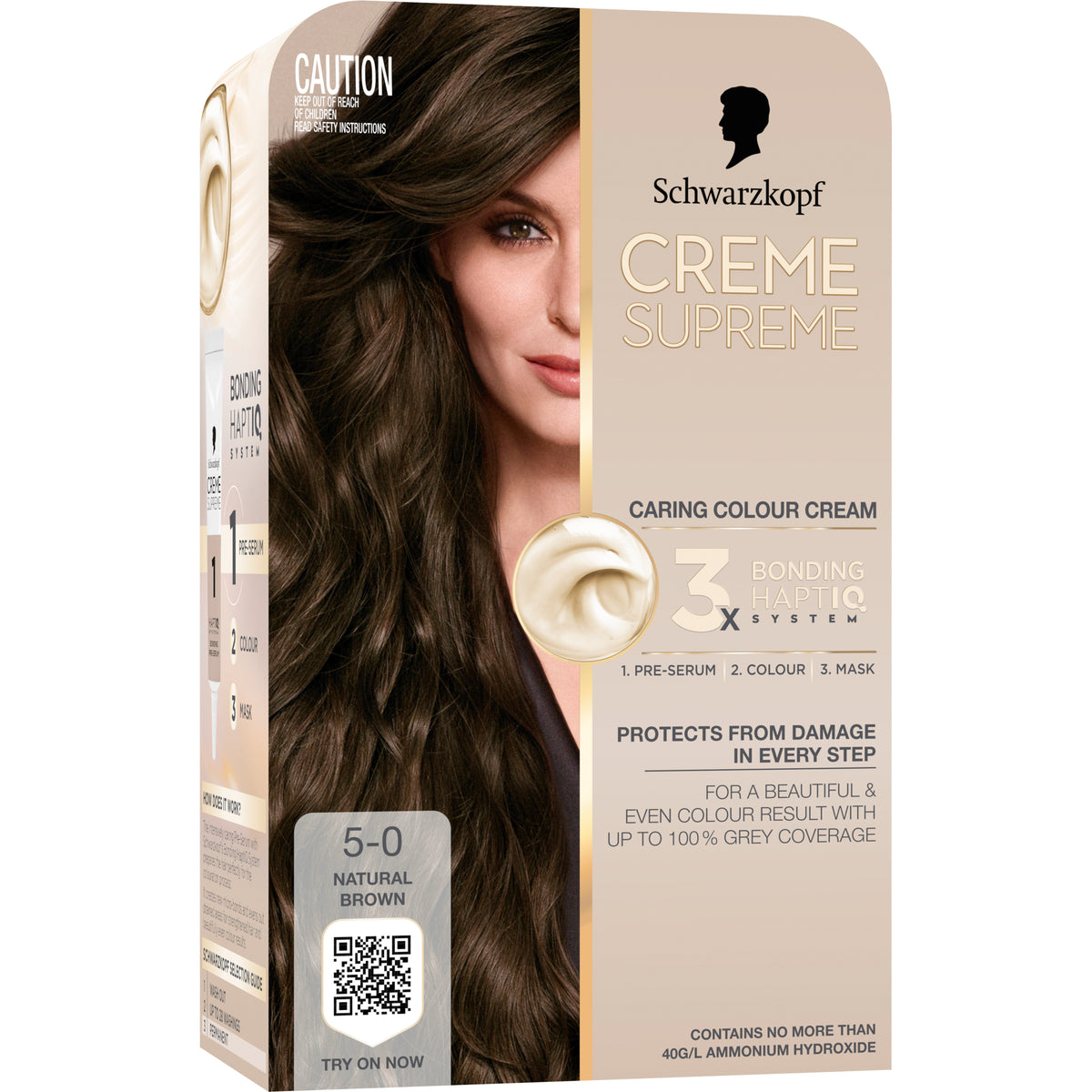 Schwarzkopf Creme Supreme 5-0 Natural Brown