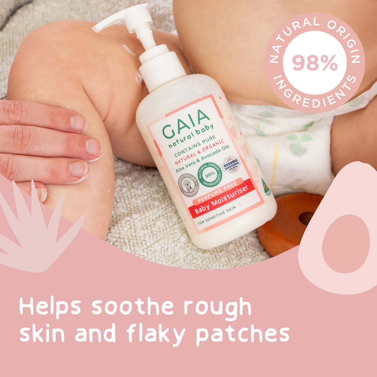 GAIA Natural Baby Moisturiser 500ml