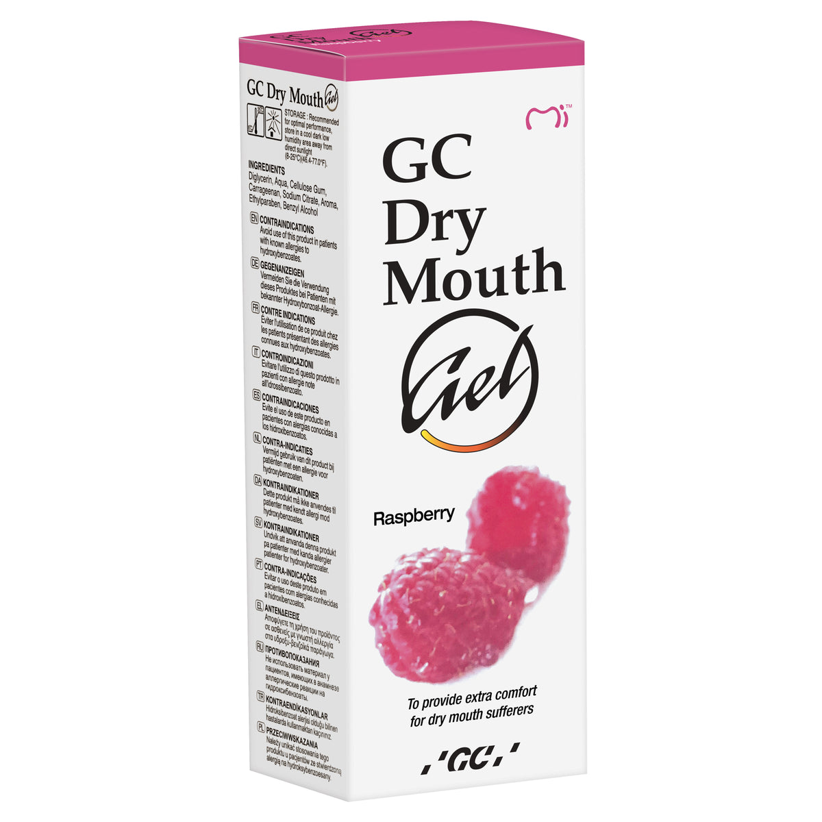 GC Dry Mouth Gel Raspberry