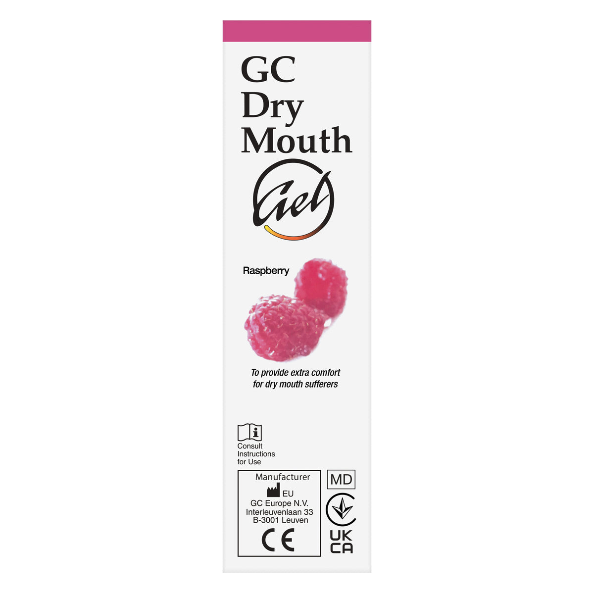 GC Dry Mouth Gel Raspberry
