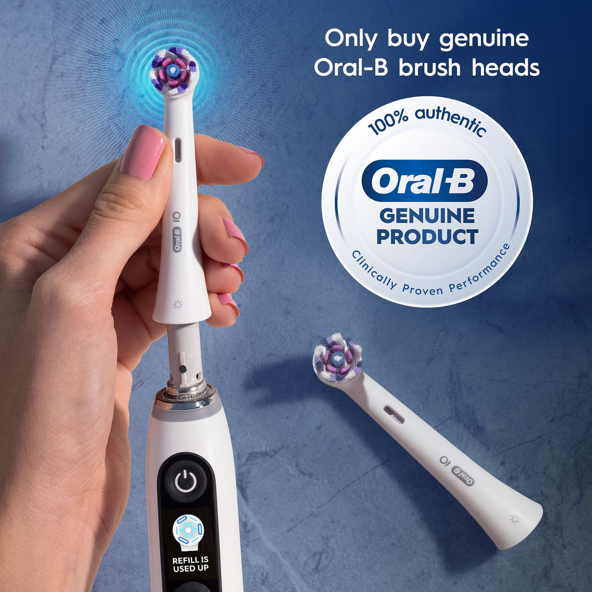 Oral-B iO Clean&Whiten (R) Wht 2pk