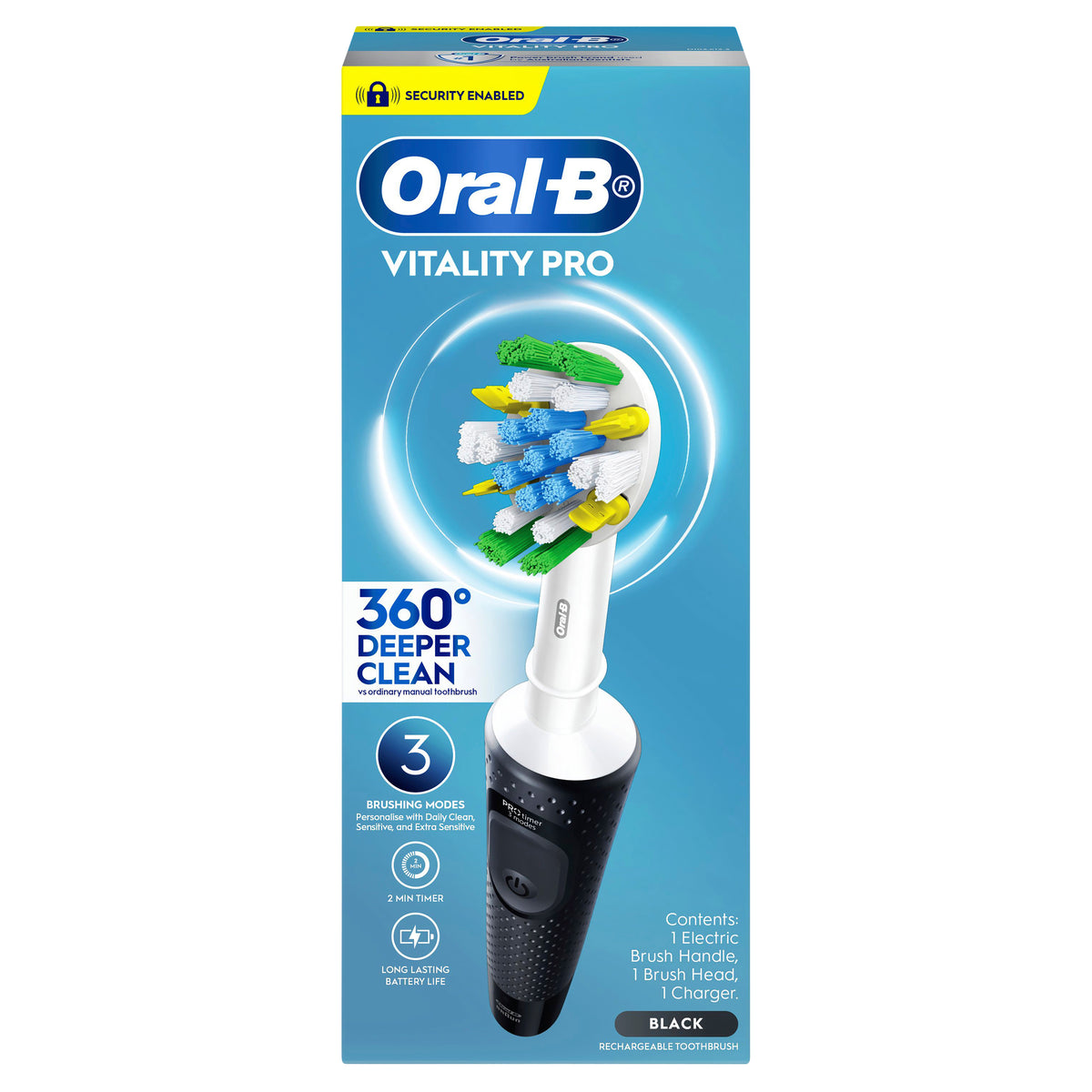 Oral-B Vitality Pro Dp Cln T/B Blk