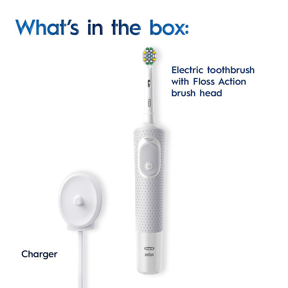 ORAL B Vitality Pro Dp Cln T/B Wht