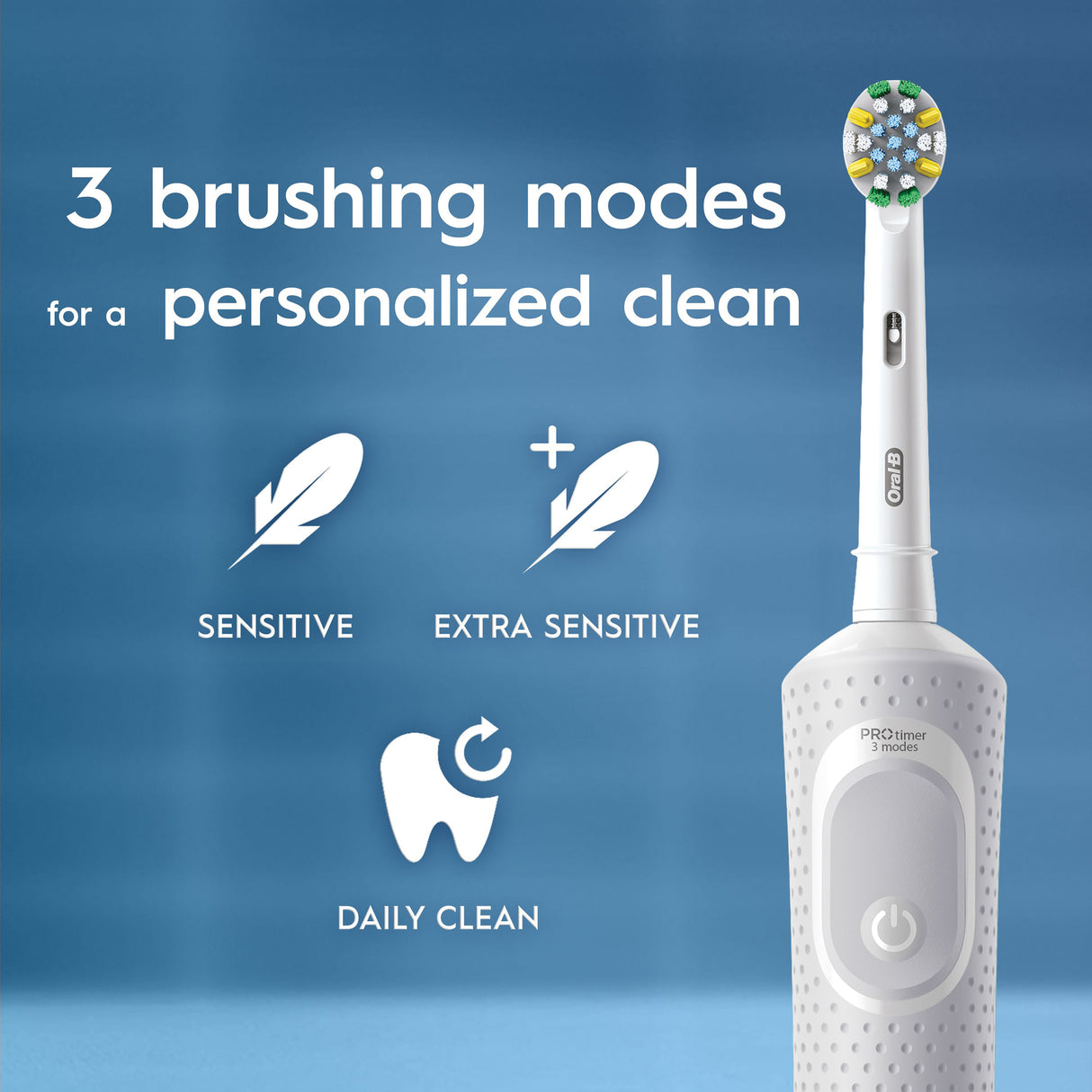 ORAL B Vitality Pro Dp Cln T/B Wht