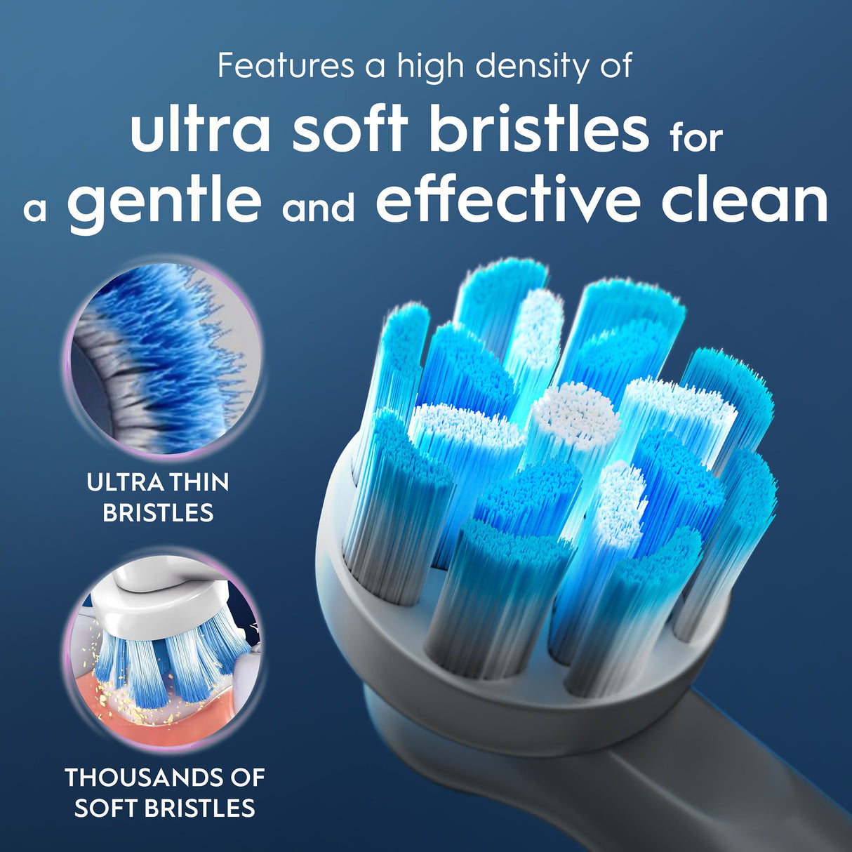 ORAL B Sensitive Clean (R) Wht 4pk