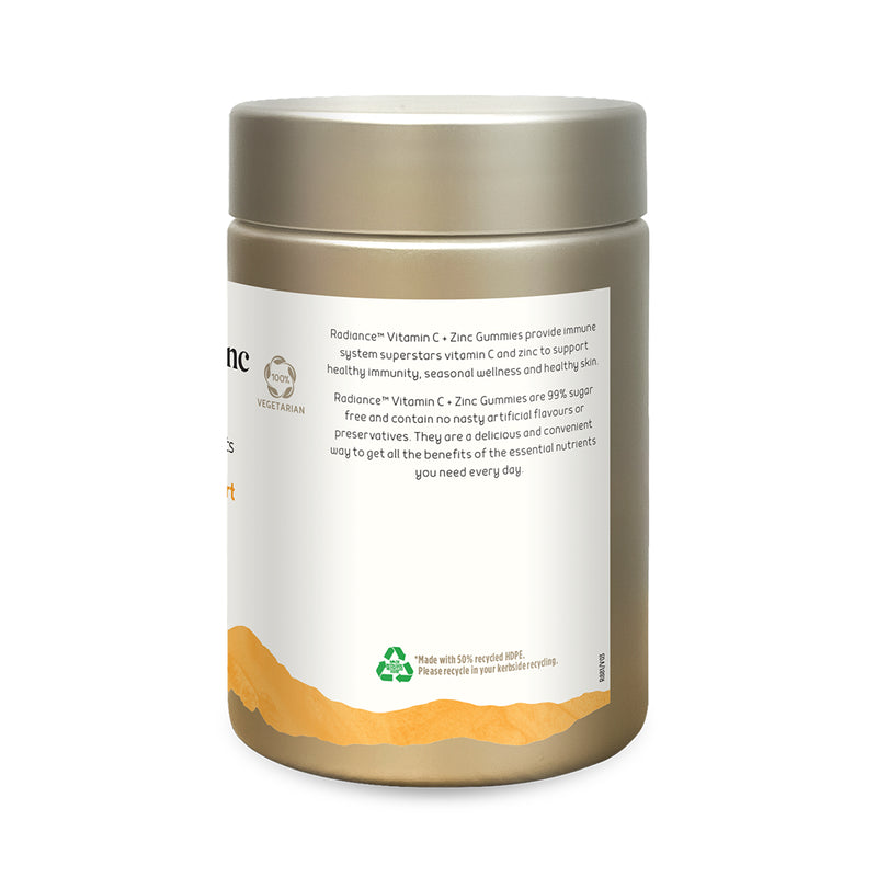 Radiance Vitamin C + Zinc Adult Gummies 90 Pack
