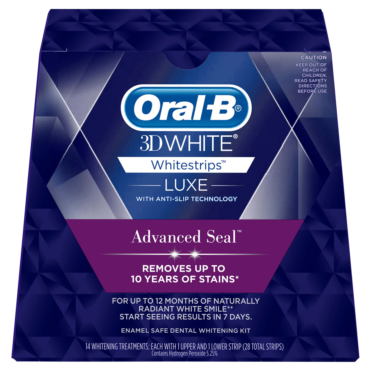 Oral-B Luxe Adv. Seal Wh Strips14pk