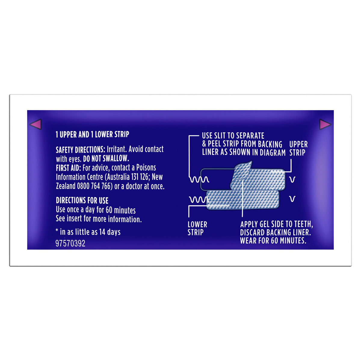 Oral-B Luxe Adv. Seal Wh Strips14pk
