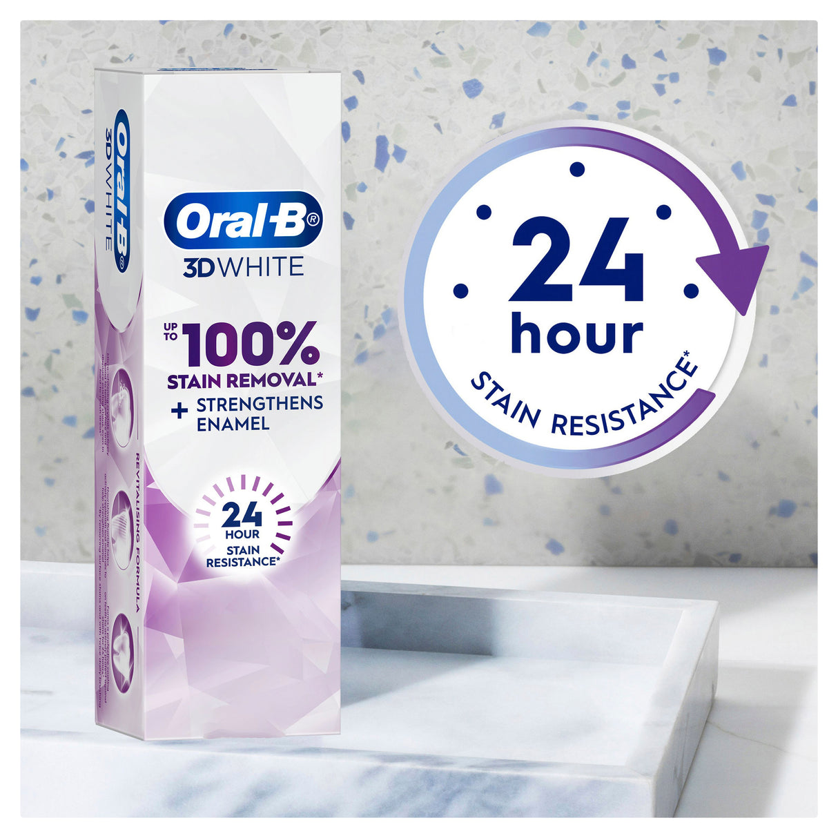 Oral-B 3DWhite Professional White Enamel Strong Toothpaste 90g