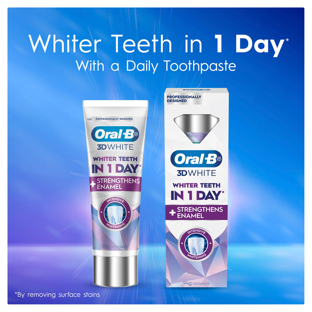 Oral-B 3D Int Whtn Dmnd Cln T/P 95g