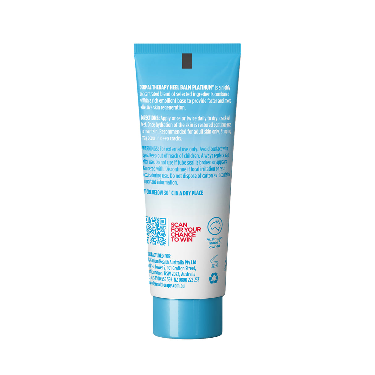Dermal Therapy Heel Balm Platinum 28g