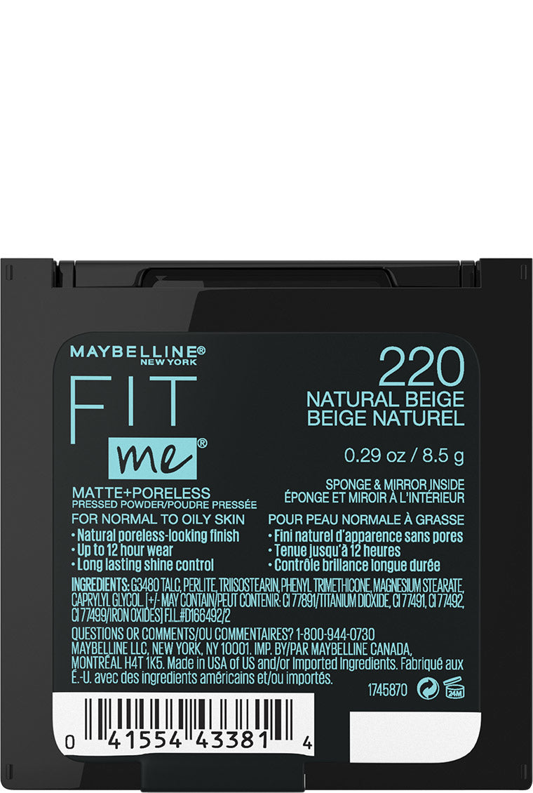 Maybelline Fit Me Pressed Powder Matte & Poreless Natural Beige C