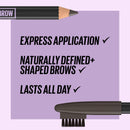 Maybelline Express Brow Pencil Deep Brown