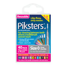 Piksters Interdental Brushes Size 0 Grey 40pk