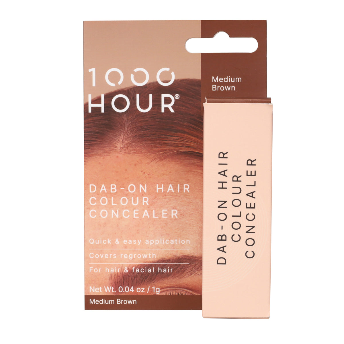 1000 Hr Dab-On H/C Conc Med Brn