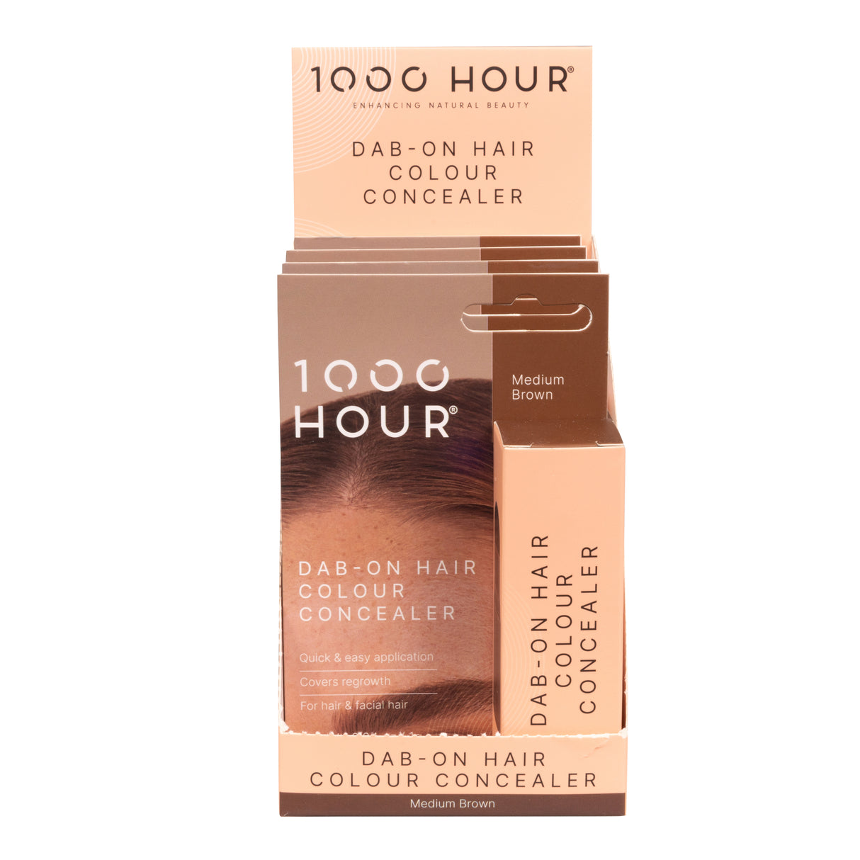 1000 Hr Dab-On H/C Conc Med Brn