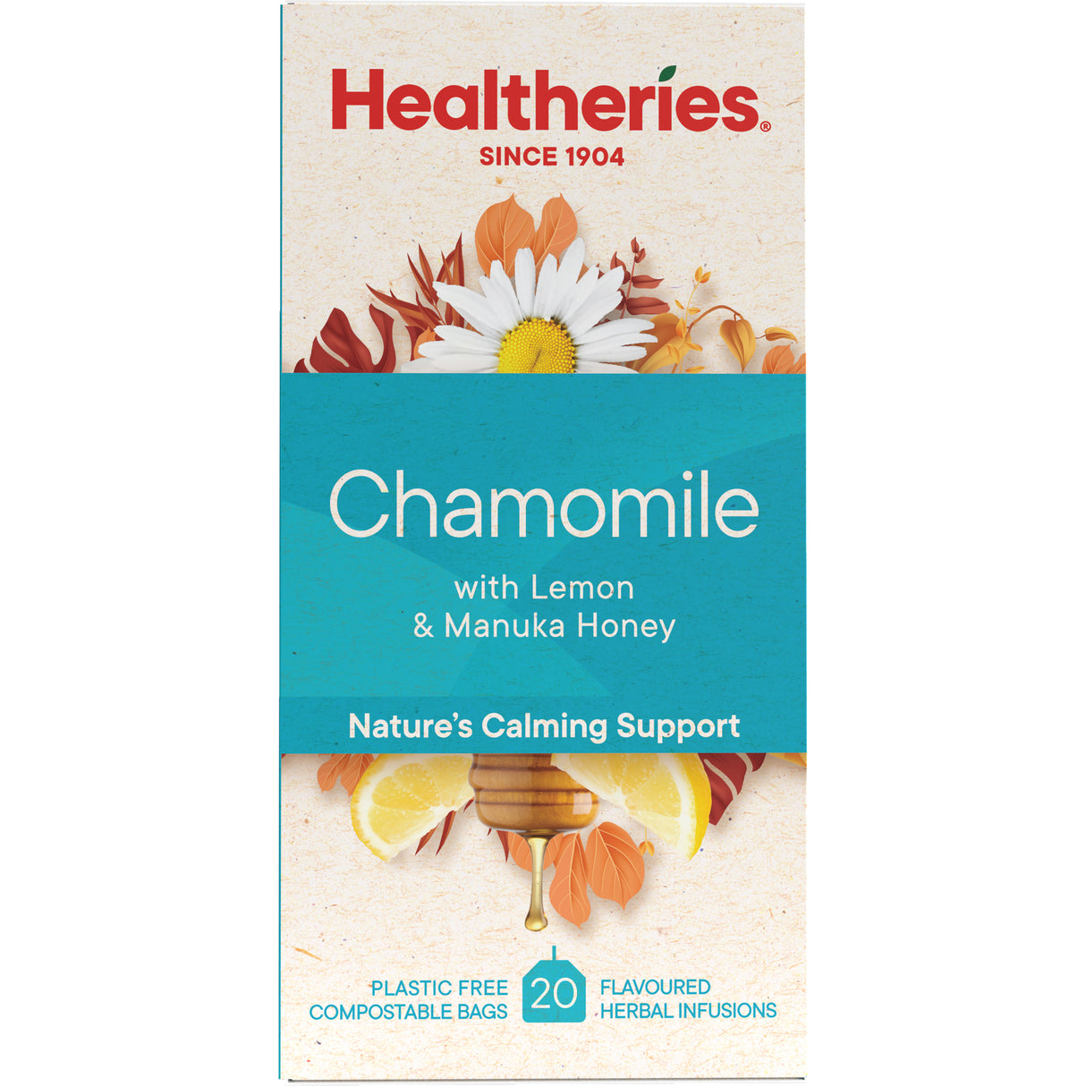 Healtheries Chamomile & Manuka Honey Tea 20 Pack