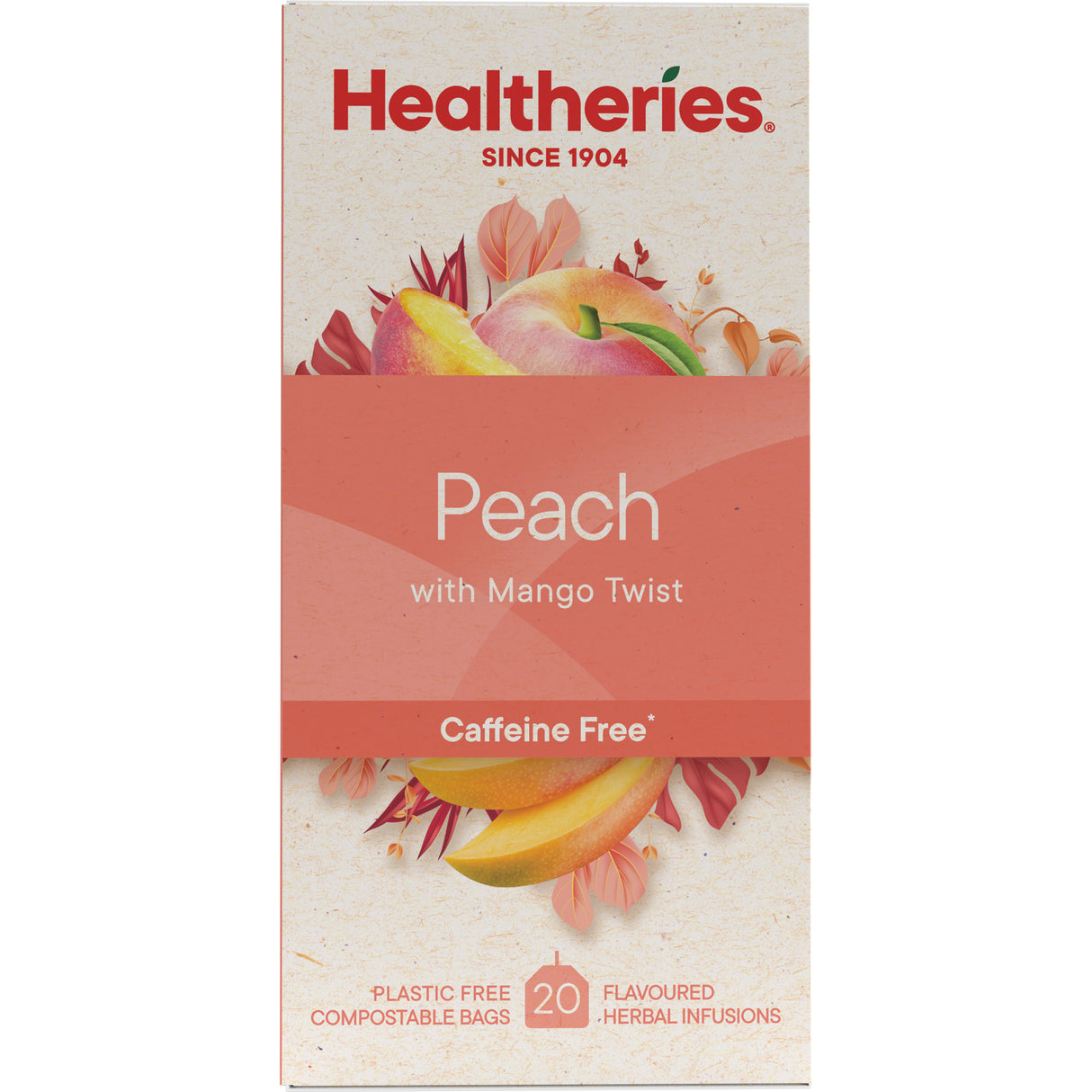 Healtheries Fruit Tea Peach & Mango Twist 20