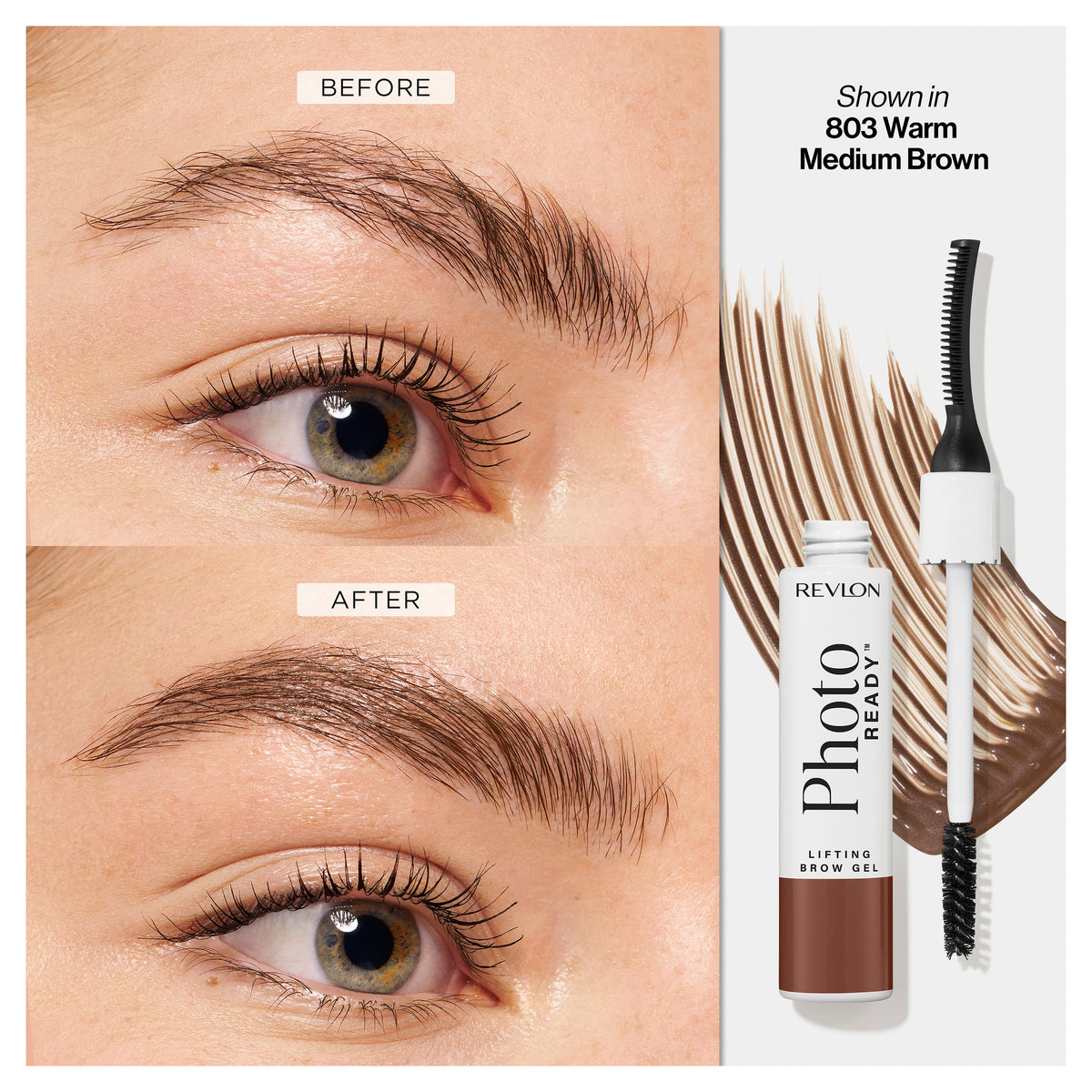 Revlon PhotoReady Lifting Brow Gel Warm Medium Brown