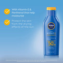 NIVEA Protect & Moisture Moisture Lock SPF50+ Sunscreen Lotion 400ml