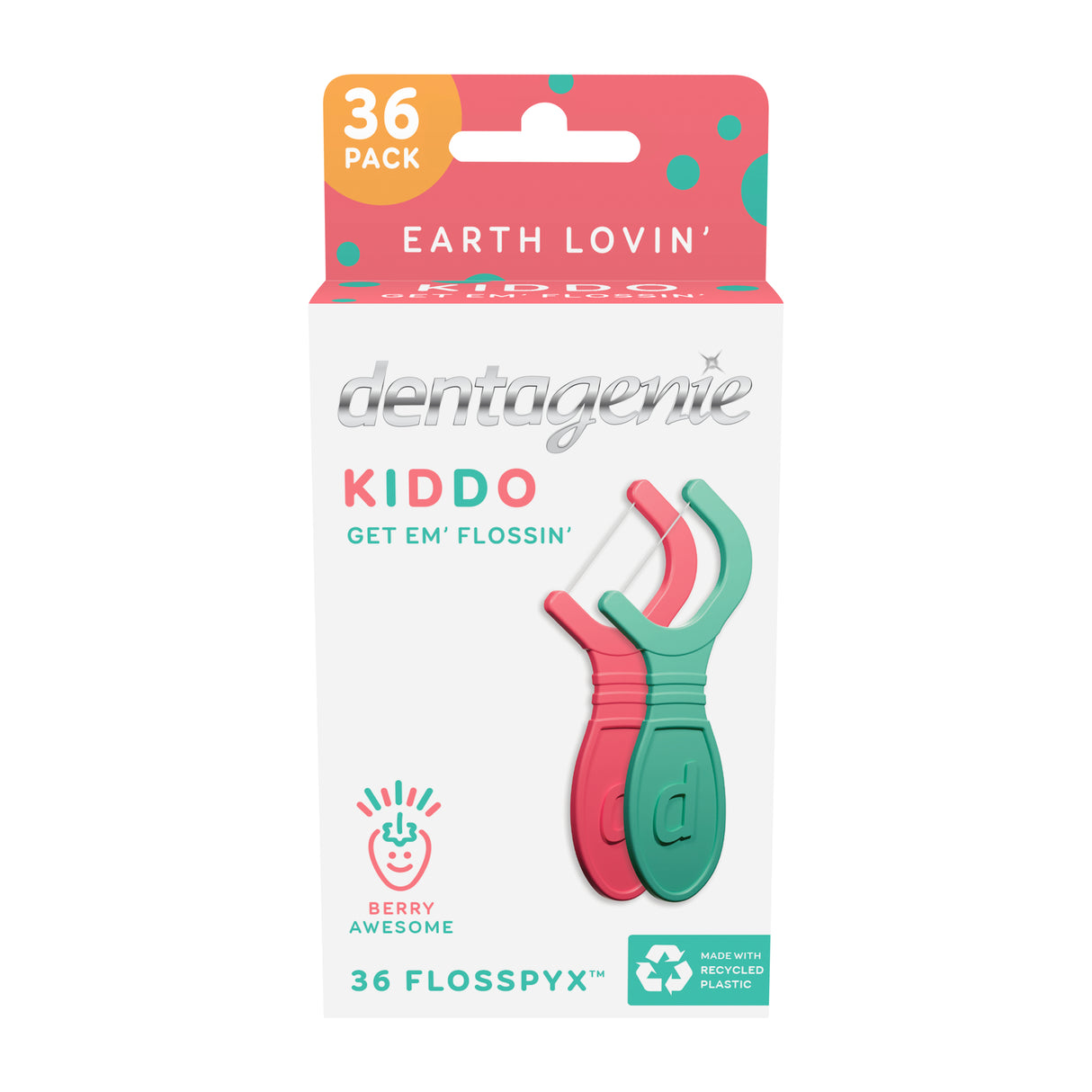 Go2 Dentagenie Kiddo Flossers 36pk