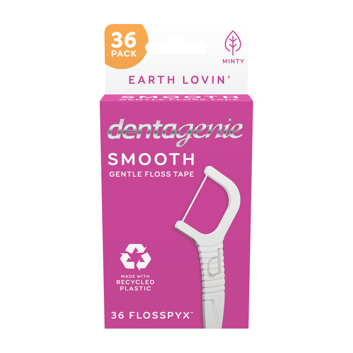 GO2 Dentagenie Smooth Floss Minty 36pk