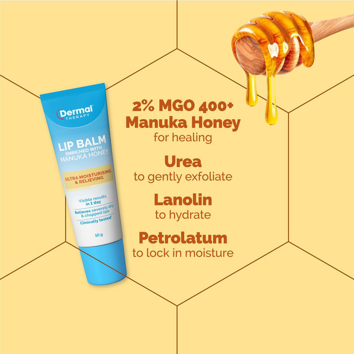 Dermal Therapy Lip Balm Manuka Honey