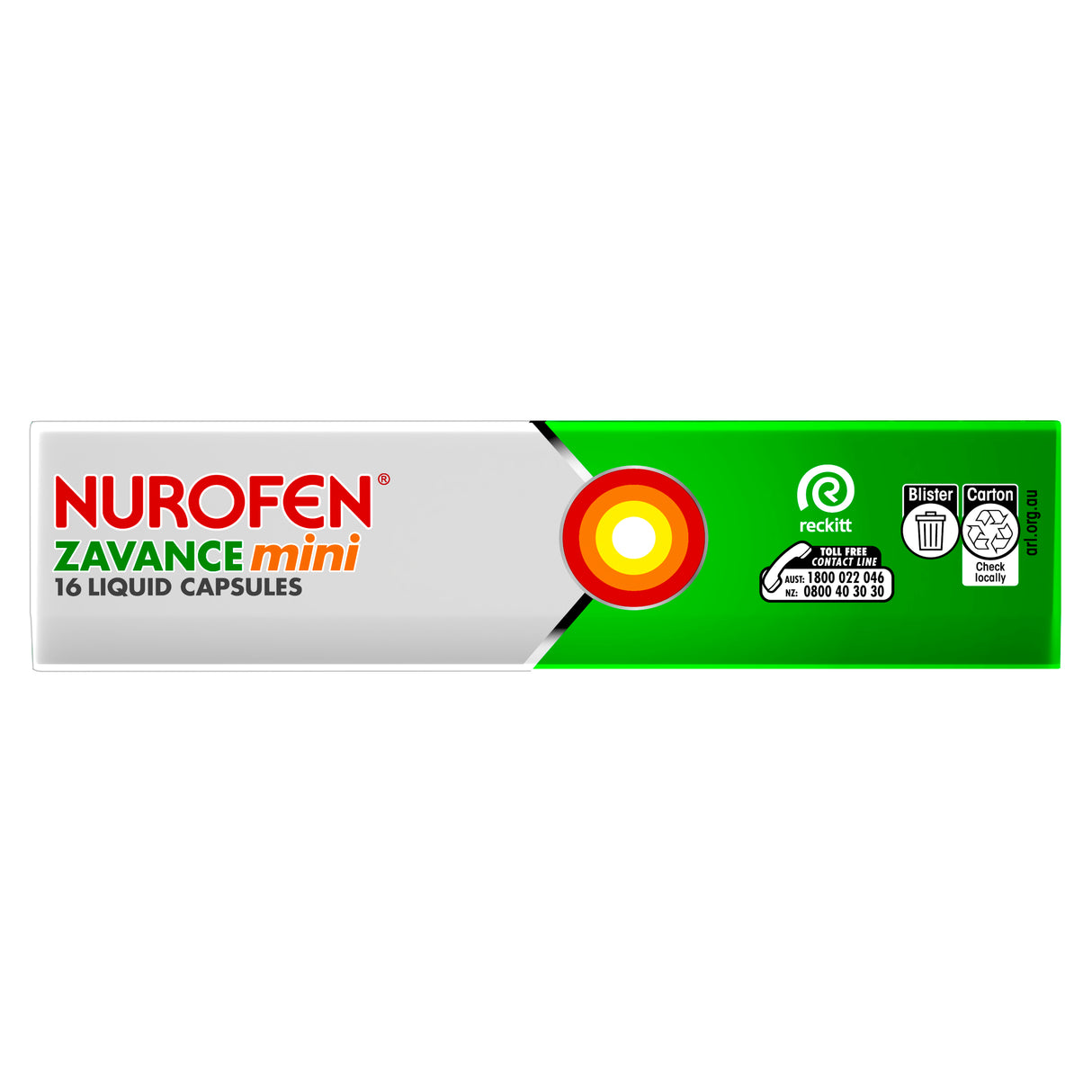 NUROFEN Zavance Mini Liquid Caps 16s