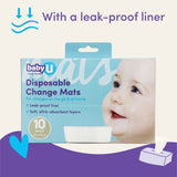 Baby U Change Mats 10pk