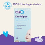 Baby U Dry Wipes 100 Pack