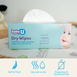 Baby U Dry Wipes 100 Pack