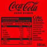 Coca-Cola Zero Sugar Soft Drink 600 mL
