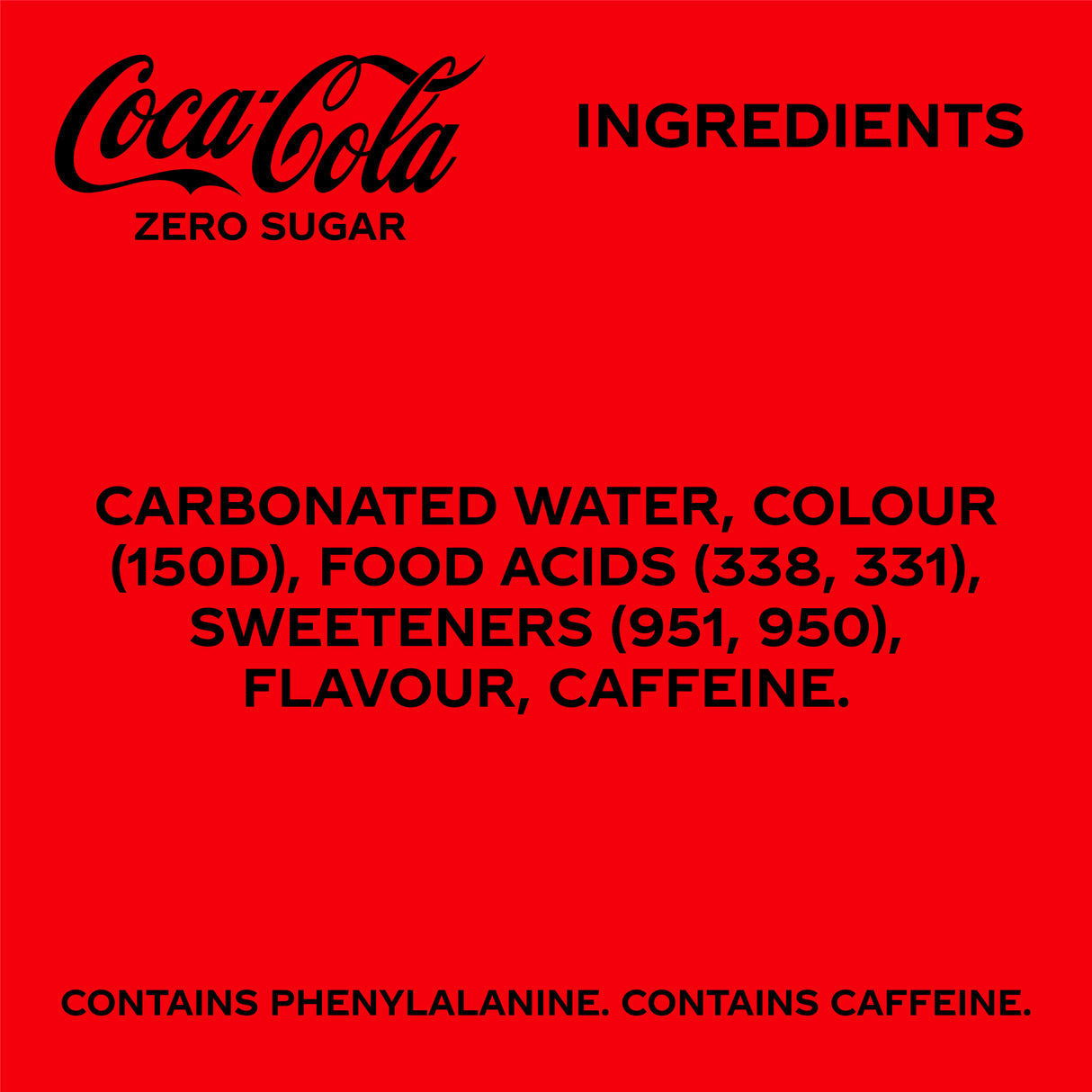 Coca-Cola Zero Sugar Soft Drink 600 mL