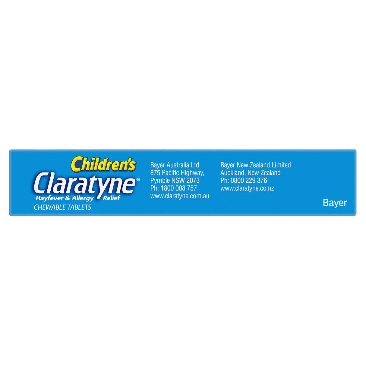 Claratyne Bubblegum Chews 5mg 30s