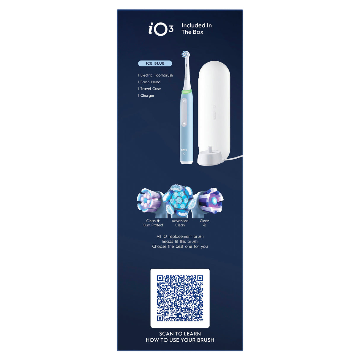 Oral-B IO 3 Series Power Brush Icy Blue