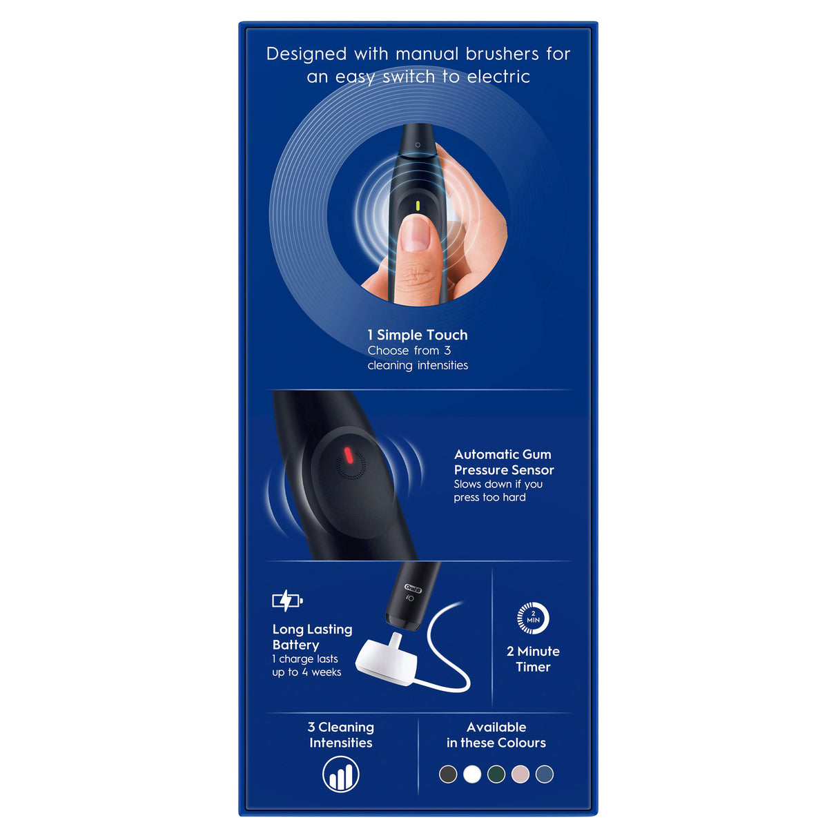 ORAL B IO 2 Power Brush Blk