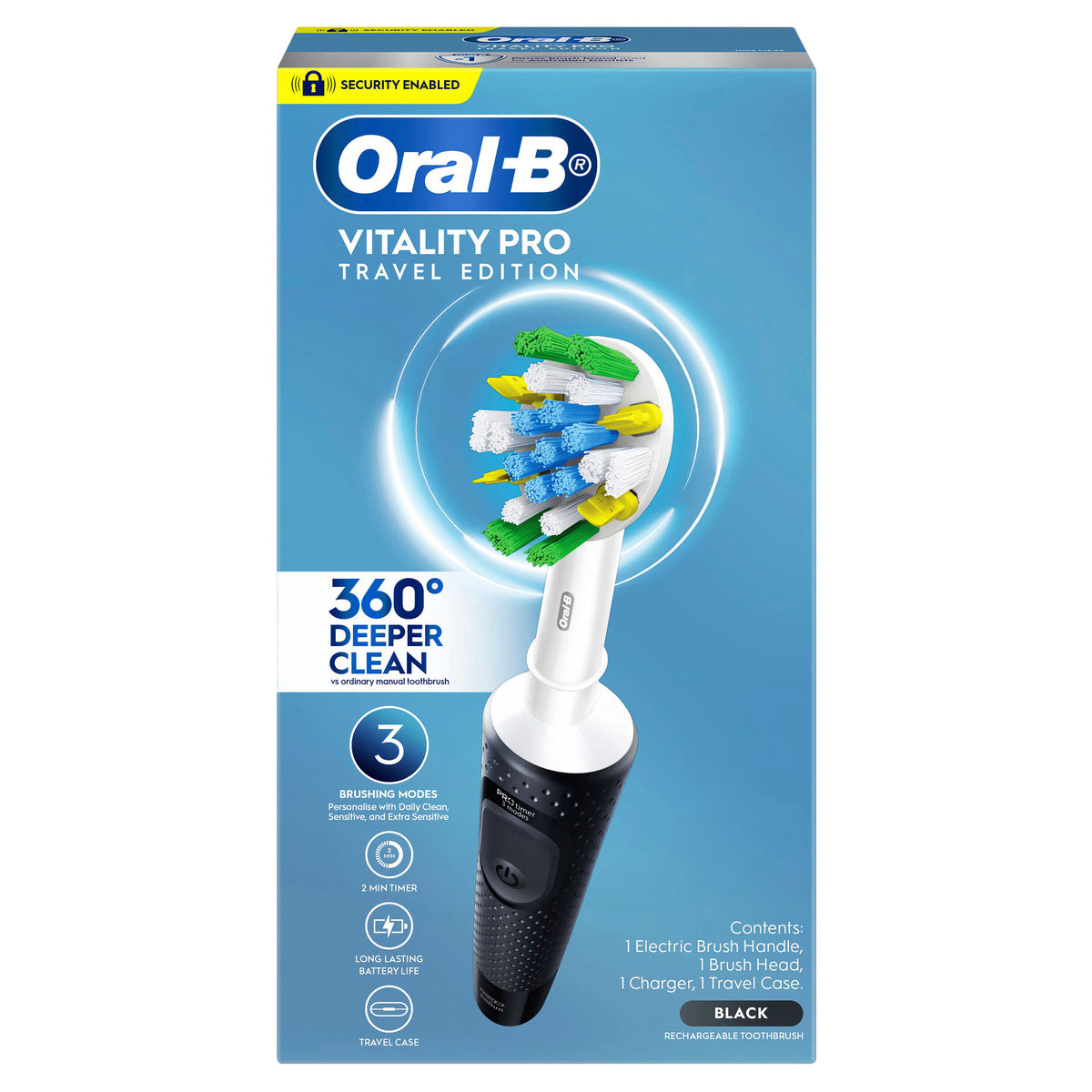 Oral-B Pro 300 Clean Power Brush Black