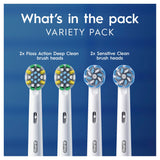 Oral-B Variaty (R) Wht 4pk