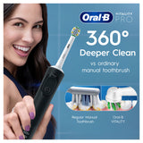 Oral-B Pro 300 Clean Power Brush Black