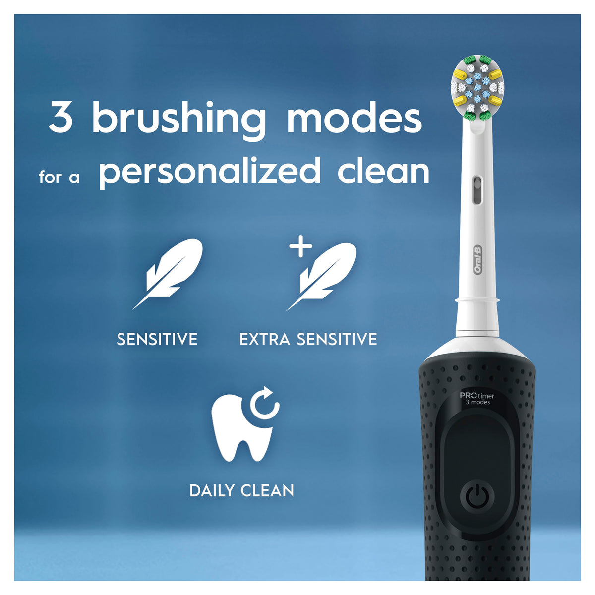 Oral-B Pro 300 Clean Power Brush Black