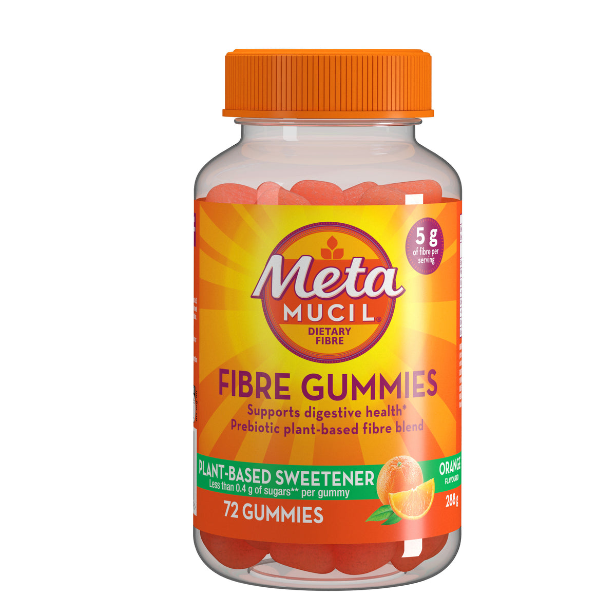 METAMUCIL Fibre Gummies Orange 72s