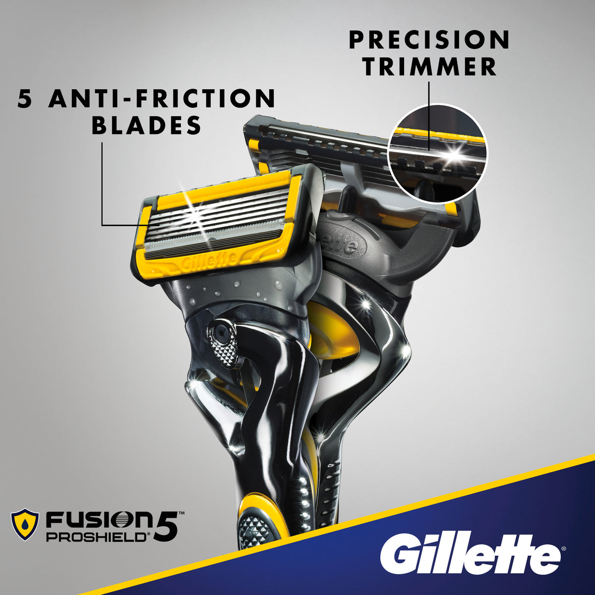 GILLETTE Fushion Proshield Razor 1