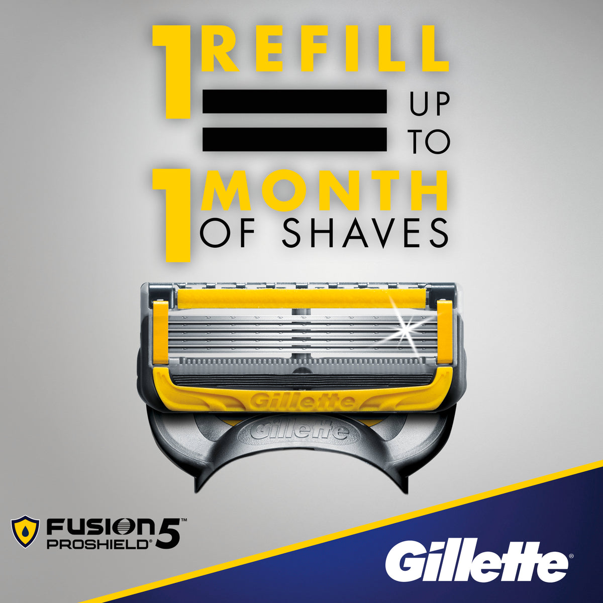 GILLETTE Fushion Proshield Razor 1